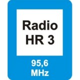 D-34a Informacja radiowa o ruchu drogowym. Iinformuje o stacjach radiowych podających informacje o warunkach ruchu drogowego