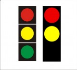 S-1 czerwony i żółty Sygnalizator podstawowy - sygnał czerwony i żółty. Sygnał czerwony i żółty nadawane jednocześnie oznaczają zakaz wjazdu za sygnalizator; sygnały te oznaczają także, że za chwilę zapali się sygnał zielony